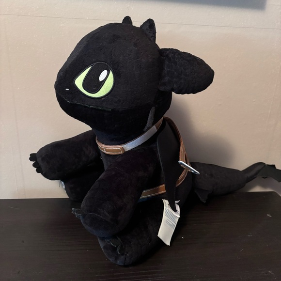 Toothless Build-a-Bear WITH Saddle - Picture 2 of 4